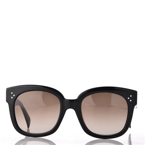 celine cl 41805 s|CELINE New Audrey Sunglasses CL 41805/S Black.